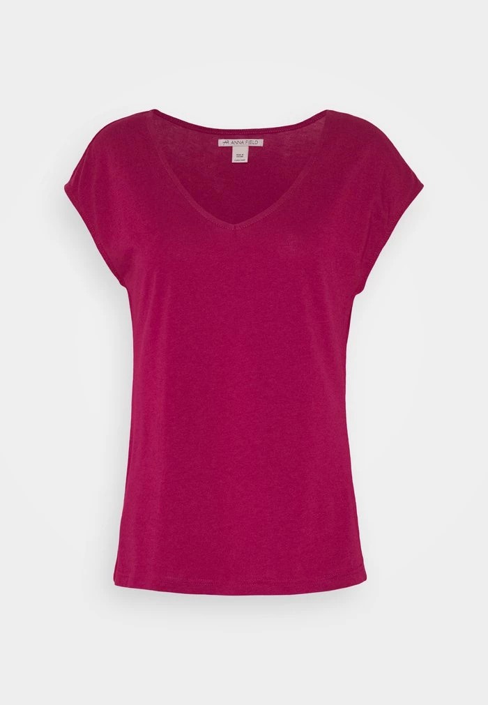 T-Shirt ANNA FIELD Anna Field Basic T-shirt Rose Femme | WEZ-1126619